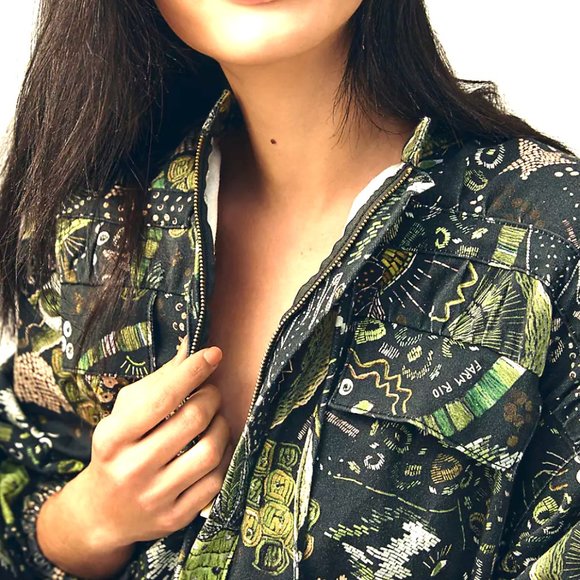 FARM Rio X Anthropologie Borogodo Green Jumpsuit - Picture 5 of 14